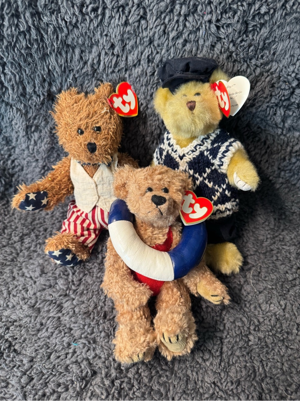 Ty Attic treasure collection bears Mulligan Allura and Revere